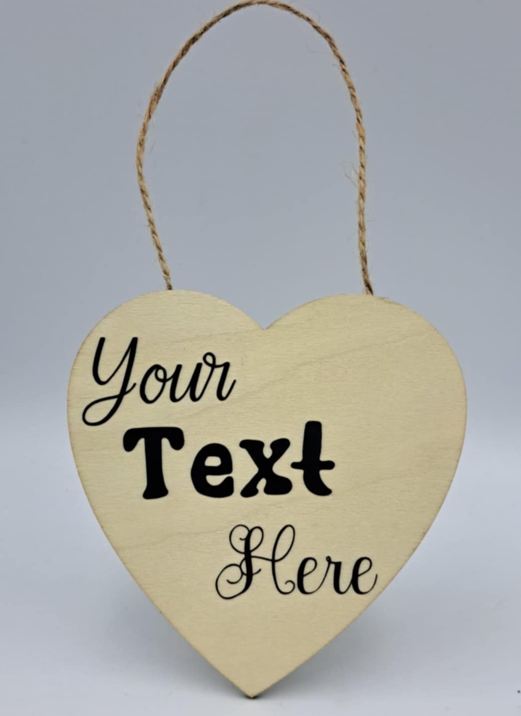 Personalised Heart Hanging Sign