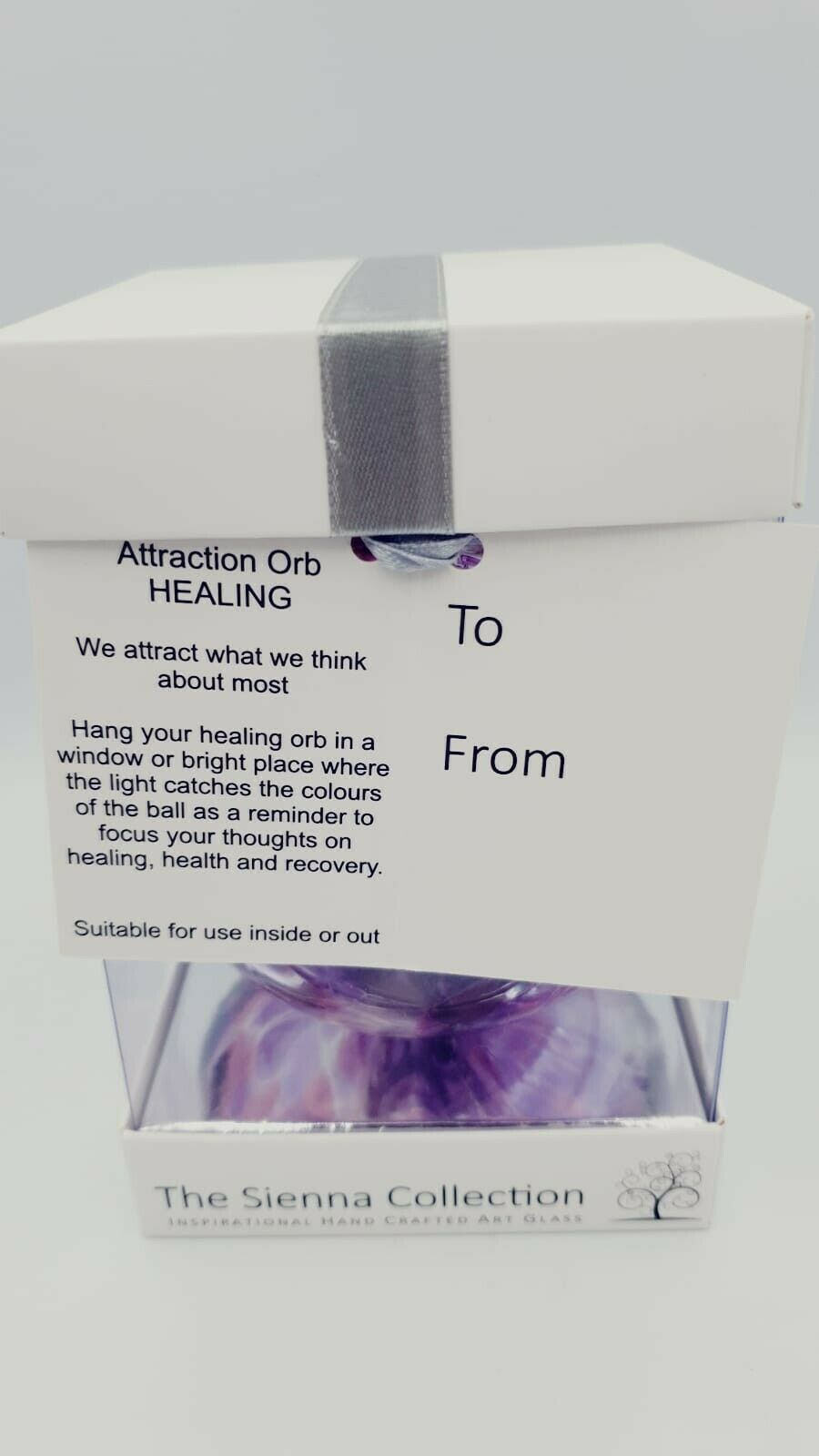 Sienna Glass Attraction Orb - Healing
