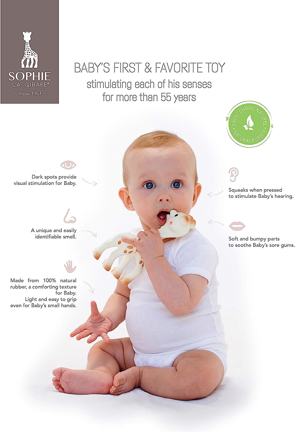 Sophie the Giraffe and So Pure Natural Teether Set