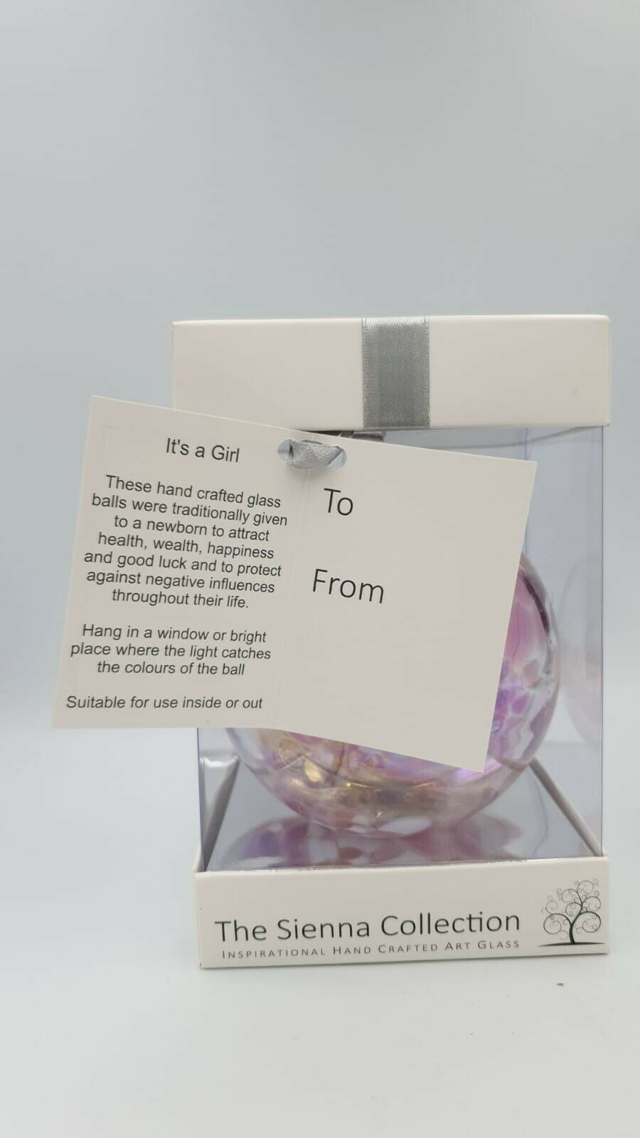 Its a Girl New Born Baby Spirit Ball Gift