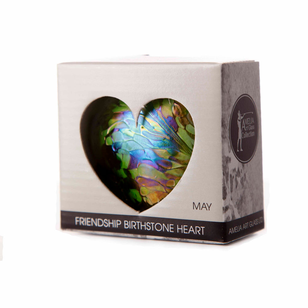 Birthstone Heart - May Emerald