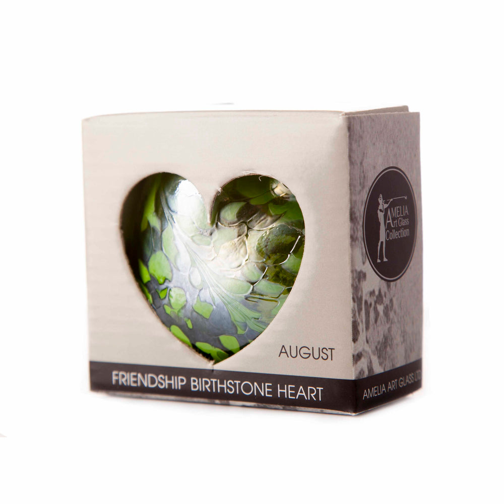 Birthstone Heart - August Peridot