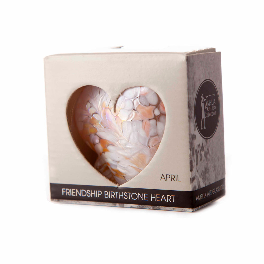 Birthstone Heart - April Diamond