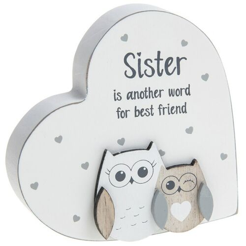 Freestanding Heart - Sister