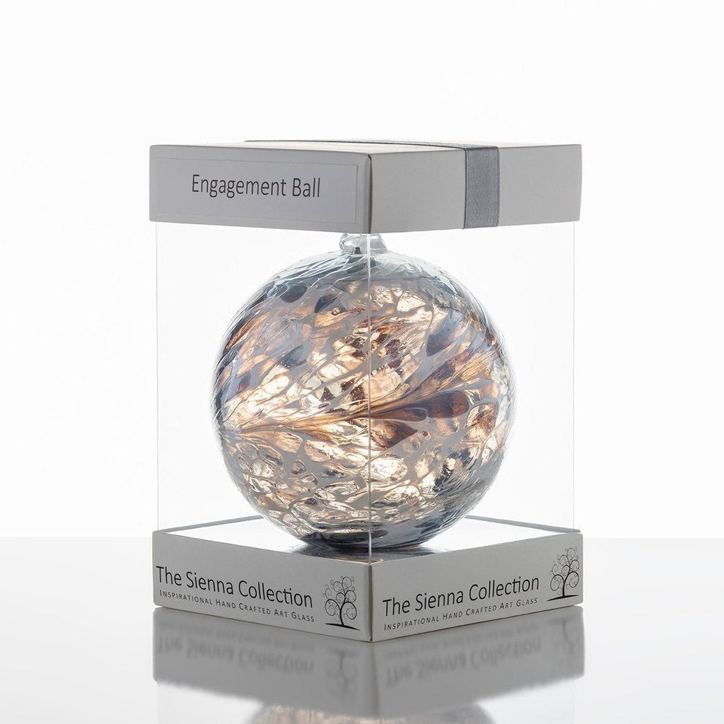 Engagement Ball 10cm - Pastel Silver