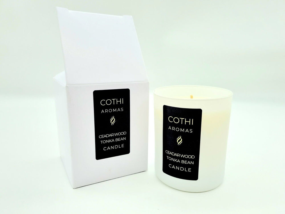 150g Luxury Candle - Cedar wood & Tonka Bean