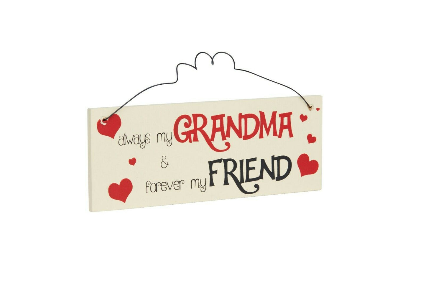 Hanging Grandma Plaque Nan Nanny Wooden Wall Sign Shabby Chic Gift Idea Novelty