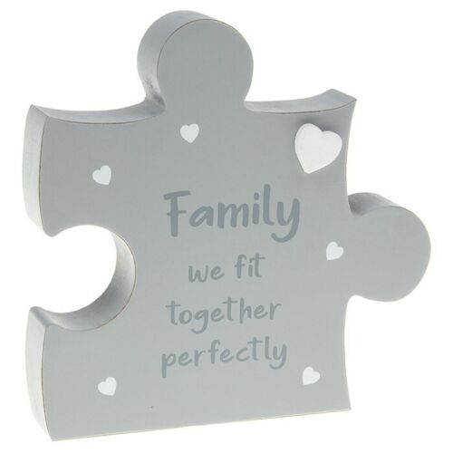 Jig Saw Plaque - Family