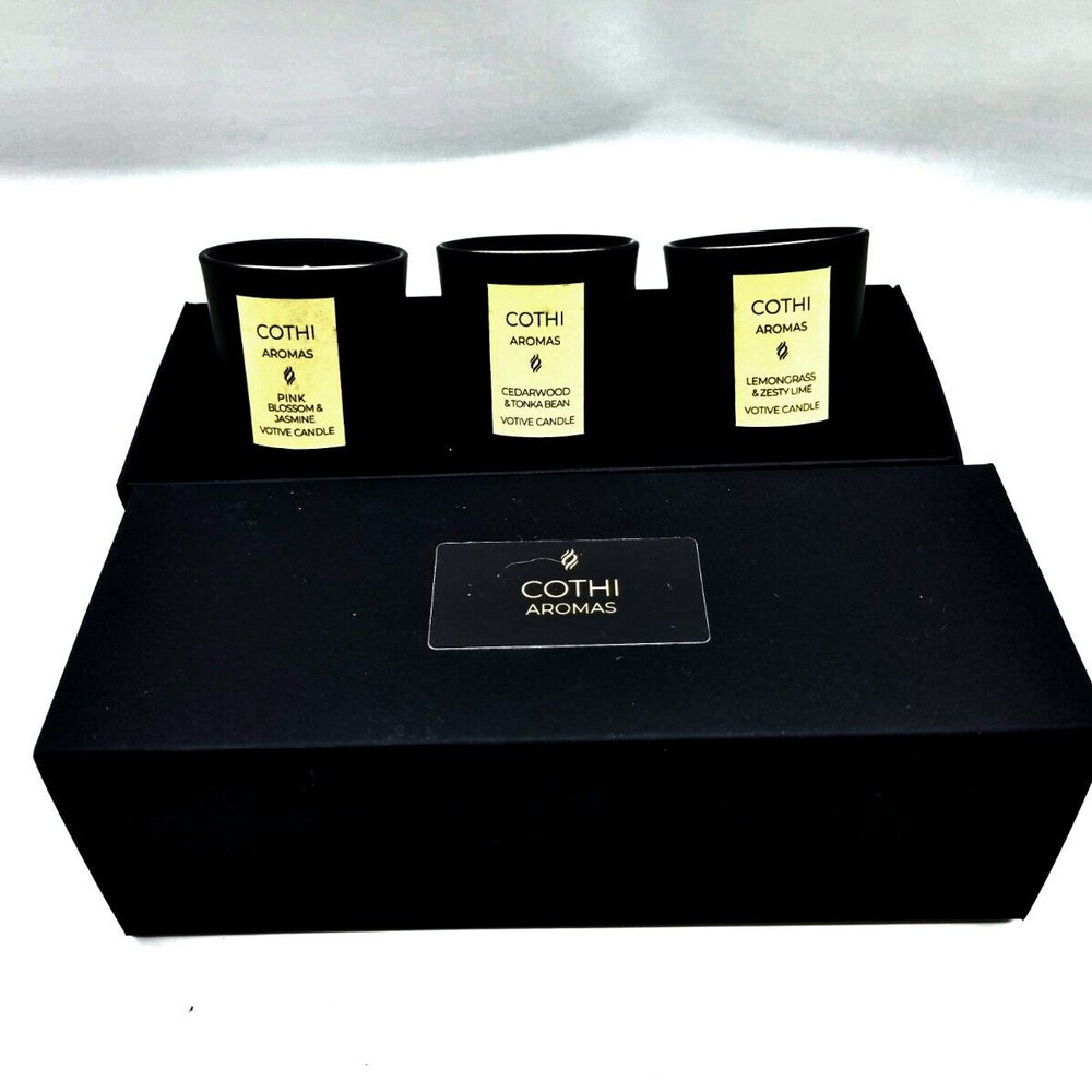 
                      
                        Votive Candle set ( 3 Candles ) - Black
                      
                    