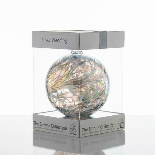 25th Wedding Anniversary Sienna Ball Silver