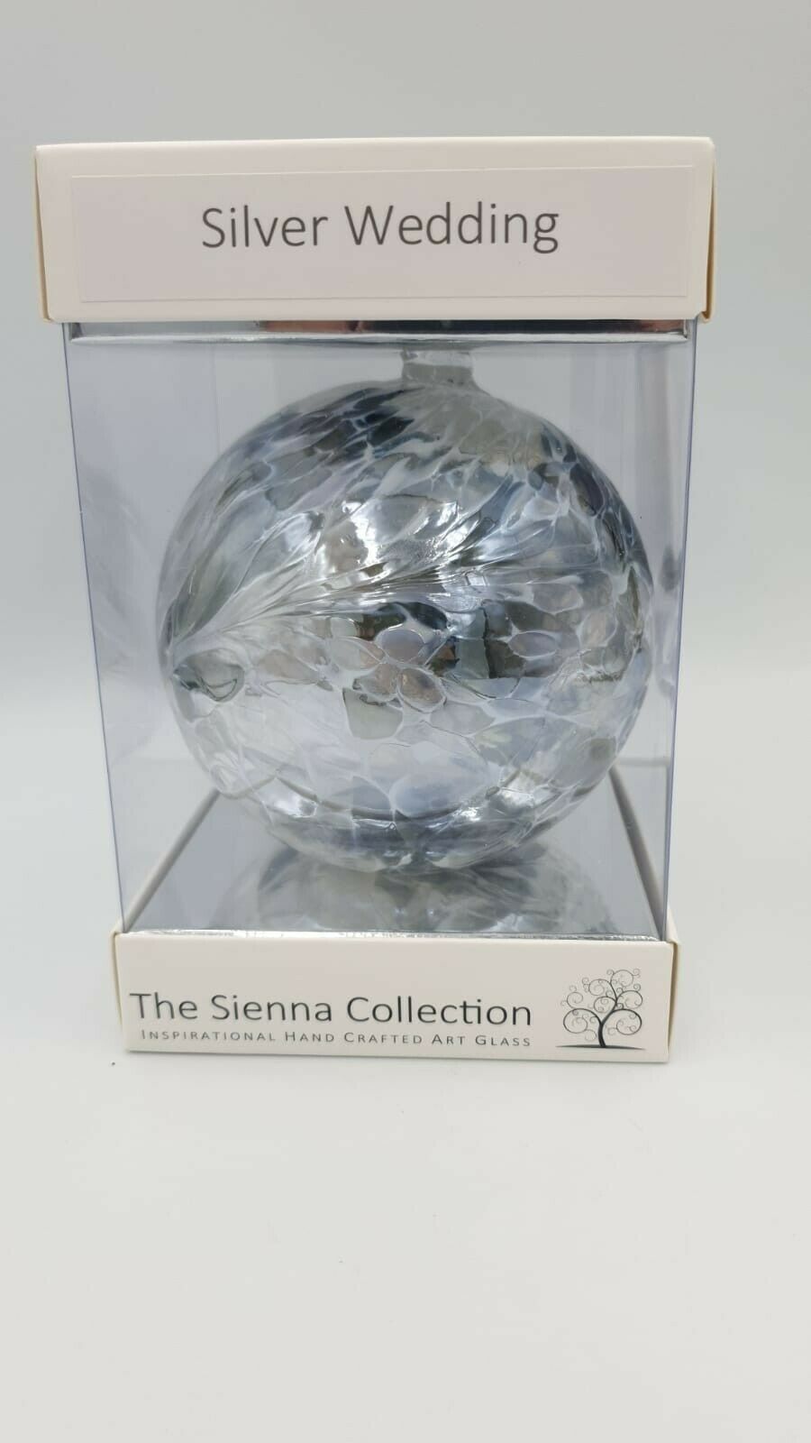 25th Wedding Anniversary Sienna Ball Silver