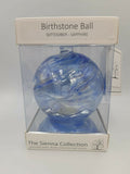 Sienna Glass Birthstone Ball 10cm- September