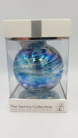 Sienna Glass Birthstone Ball 10cm- December