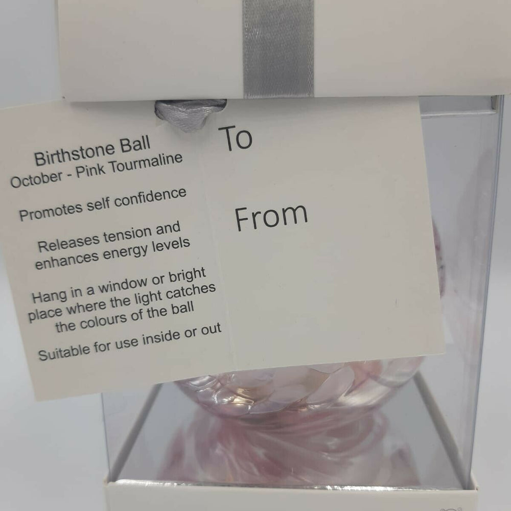 
                      
                        Sienna Glass Birthstone Ball 10cm- October
                      
                    