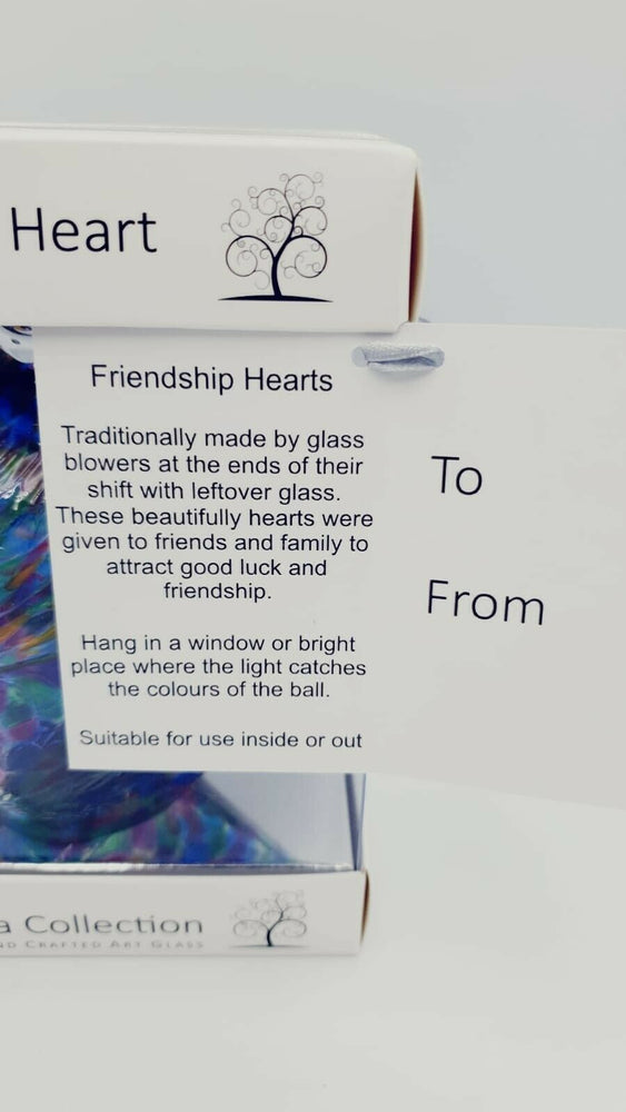 
                      
                        Glass Hanging Friendship Heart - MUTU 12cm
                      
                    