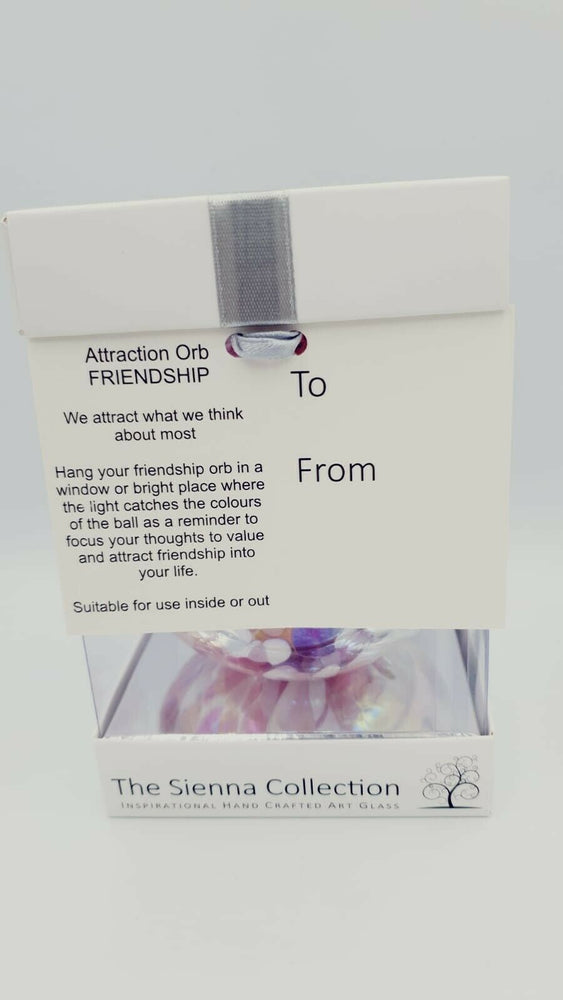 
                      
                        Sienna Glass Attraction Orb - Friendship
                      
                    