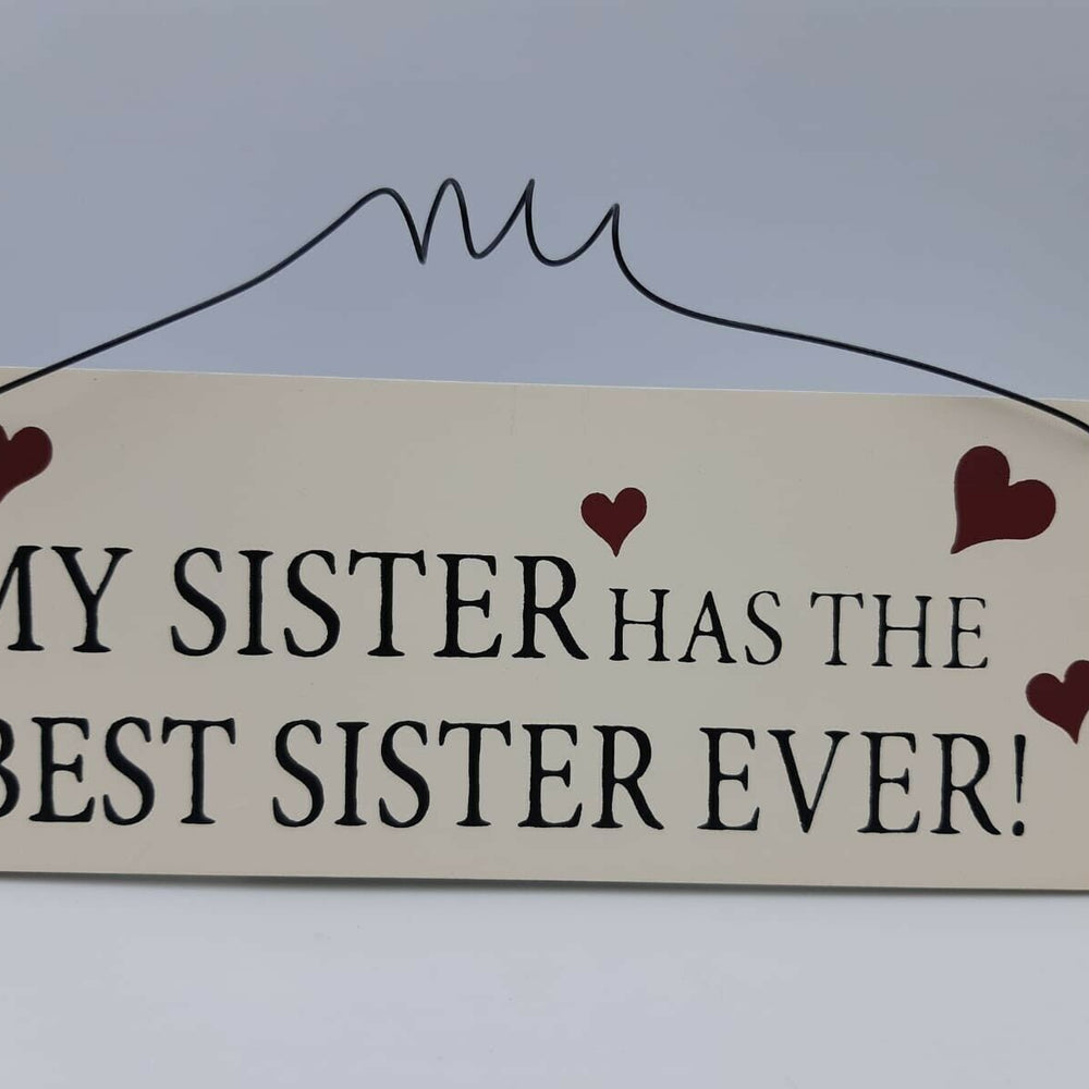 Hanging Sister Plaque