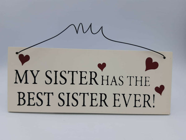 Hanging Sister Plaque