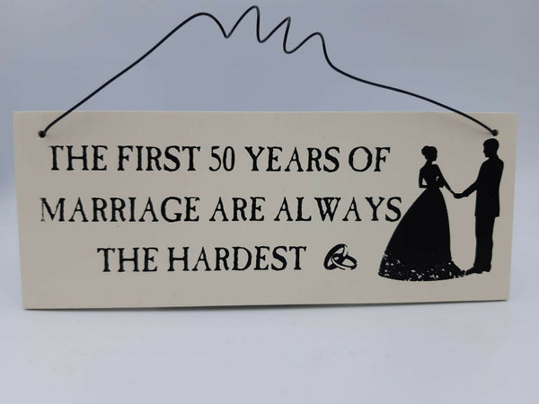 Hanging Marriage Plaque