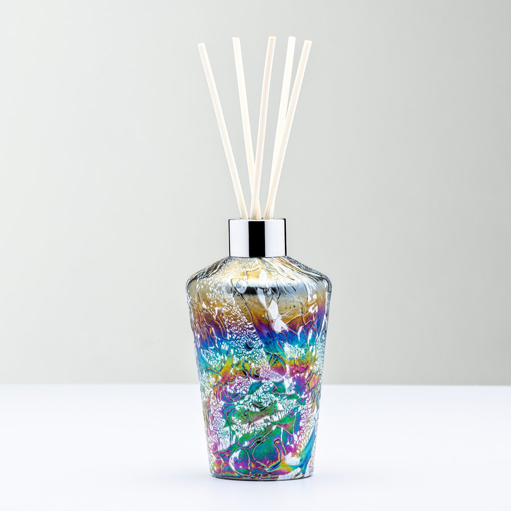 Reed Diffuser Flute Shaped Pastel Silver