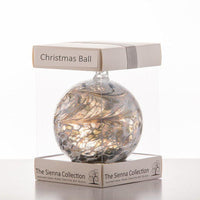 10cm Christmas ball - Siver